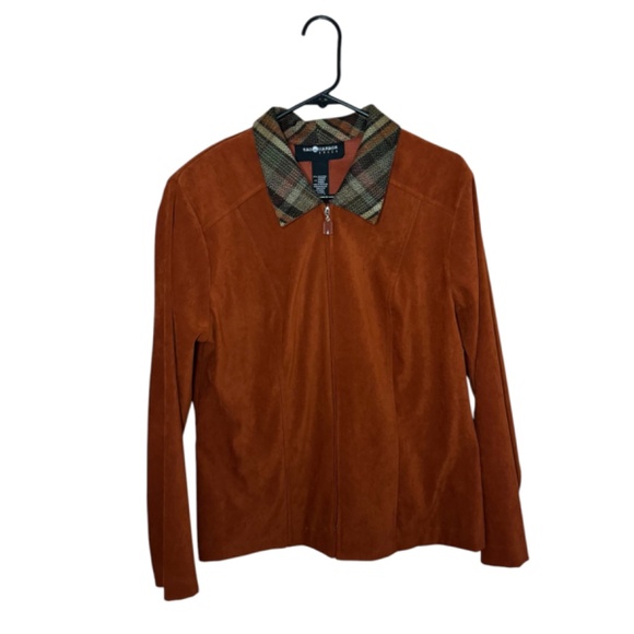 Sag Harbor Dress Orange Suit Jacket - Picture 1 of 4